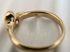 Elegant ring set in gold from Briza Jewel