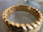 Elegant ring set in gold from Briza Jewel