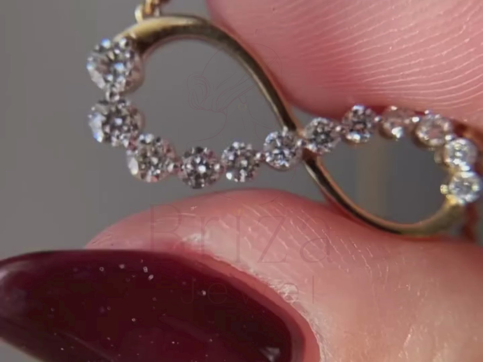 Infinity Diamond Necklace with Timeless Elegant Shine