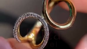 Elevated Faith Ring - Lab Grown Gold Diamond Pave | Briza Jewel