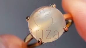 Moonstone Ring - 14K Gold | Briza Jewel
