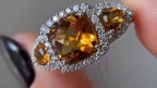 Citrine Ring Yellow Gold - Vintage | Briza Jewel