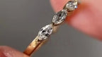 Marquise Cut Engagement Ring - Gold Eternity | Briza Jewel
