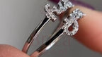Statement Ring - Lab Grown Silver Diamond | Briza Jewel