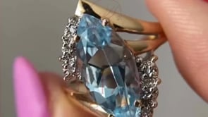 Marquise Engagement Ring - Moissanite | Briza Jewel