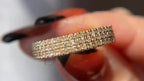 Gold Eternity Band - Diamond Ring | Briza Jewel