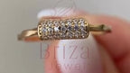 Serpent Ring - Gold Diamond Minimalist | Briza Jewel