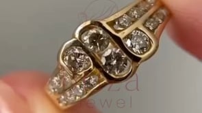 Real Diamond Ring for Men - Gold Vintage | Briza Jewel