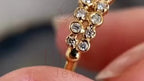 Diamond Promise Ring for Her - 14K Gold Bezel | Briza Jewel