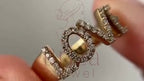 Love Diamond Ring - 14K Gold | Briza Jewel
