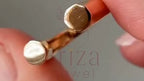 Octagon Ring - Gold Minimalist | Briza Jewel