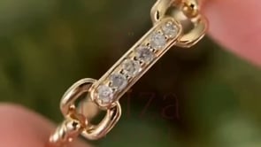 Bold Statement Ring - Gold Diamond | Briza Jewel
