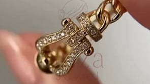Yellow gold engagement band - Lab Grown 14k Gold Diamond Pave Ring | Briza Jewel