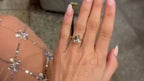 Emerald Wedding Band - Lab Grown Gold Emerald Cut Diamond Ring | Briza Jewel