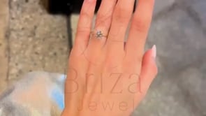 Round Brilliant Cut Diamond Ring - Lab Grown Gold | Briza Jewel