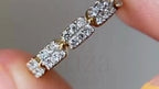 Cluster Wedding Band - Lab Grown Gold Diamond Ring | Briza Jewel
