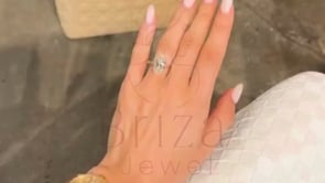 Lab Grown Oval Engagement Ring - Gold Diamond Solitaire | Briza Jewel