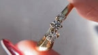 3 Stone Wedding Ring - 14K Gold Diamond Minimalist | Briza Jewel