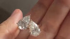 Toi et Moi Ring - Pear Moissanite | Briza Jewel