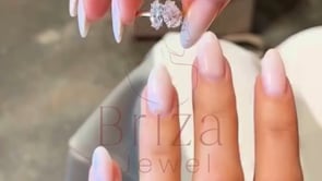 Marquise and Pear Diamond Ring - 14K Gold Toi et Moi | Briza Jewel