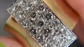 Unisex Wedding Ring - Gold Diamond | Briza Jewel