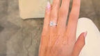 Radiant Cut Engagement Ring - Lab Grown Gold Diamond Pave | Briza Jewel