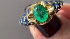 Vintage Emerald Ring - Gold | Briza Jewel