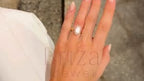 Oval Diamond Ring - Lab Grown Gold Solitaire | Briza Jewel