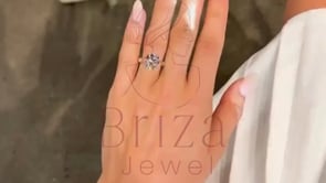 5 Carat Round Diamond Ring - Lab Grown 18K Yellow Gold Solitaire | Briza Jewel