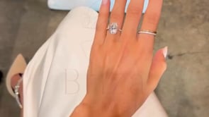 Ring Oval - Lab Grown Diamond Solitaire