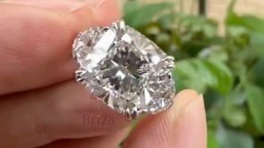 Cushion Cut Lab Grown Diamond Ring