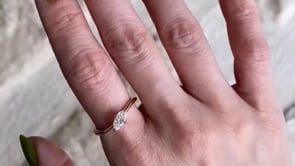 Marquise Diamond Solitaire Ring