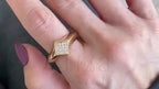 Vintage Inspired Diamond Ring - Yellow Gold