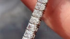 Emerald Tennis Bracelet - Lab Grown White Gold Diamond