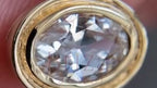 Oval Diamond Pendant - Lab Grown 14K Gold Solitaire