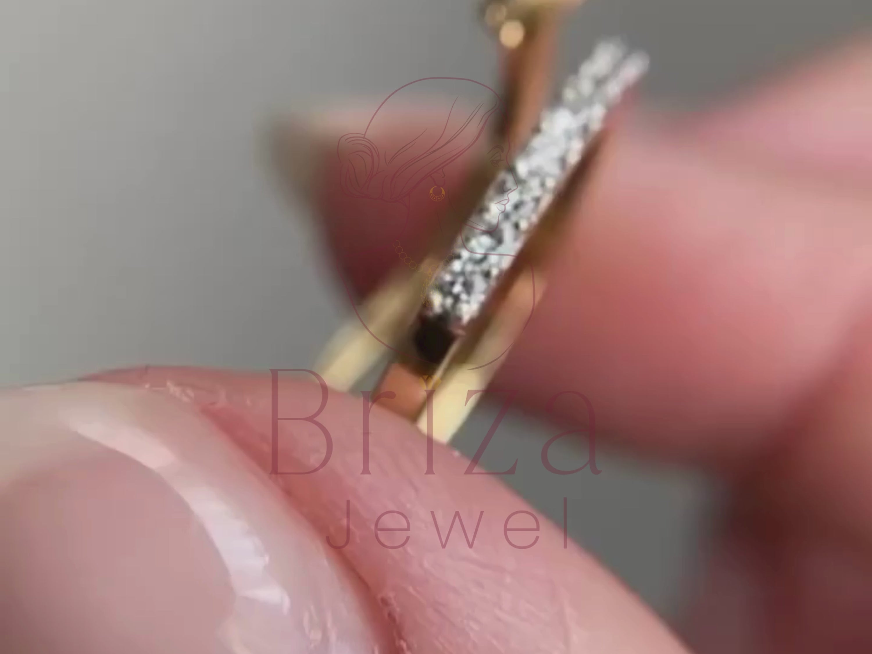 Unique Promise Ring | Gold Bypass Solitaire Engagement Ring Set