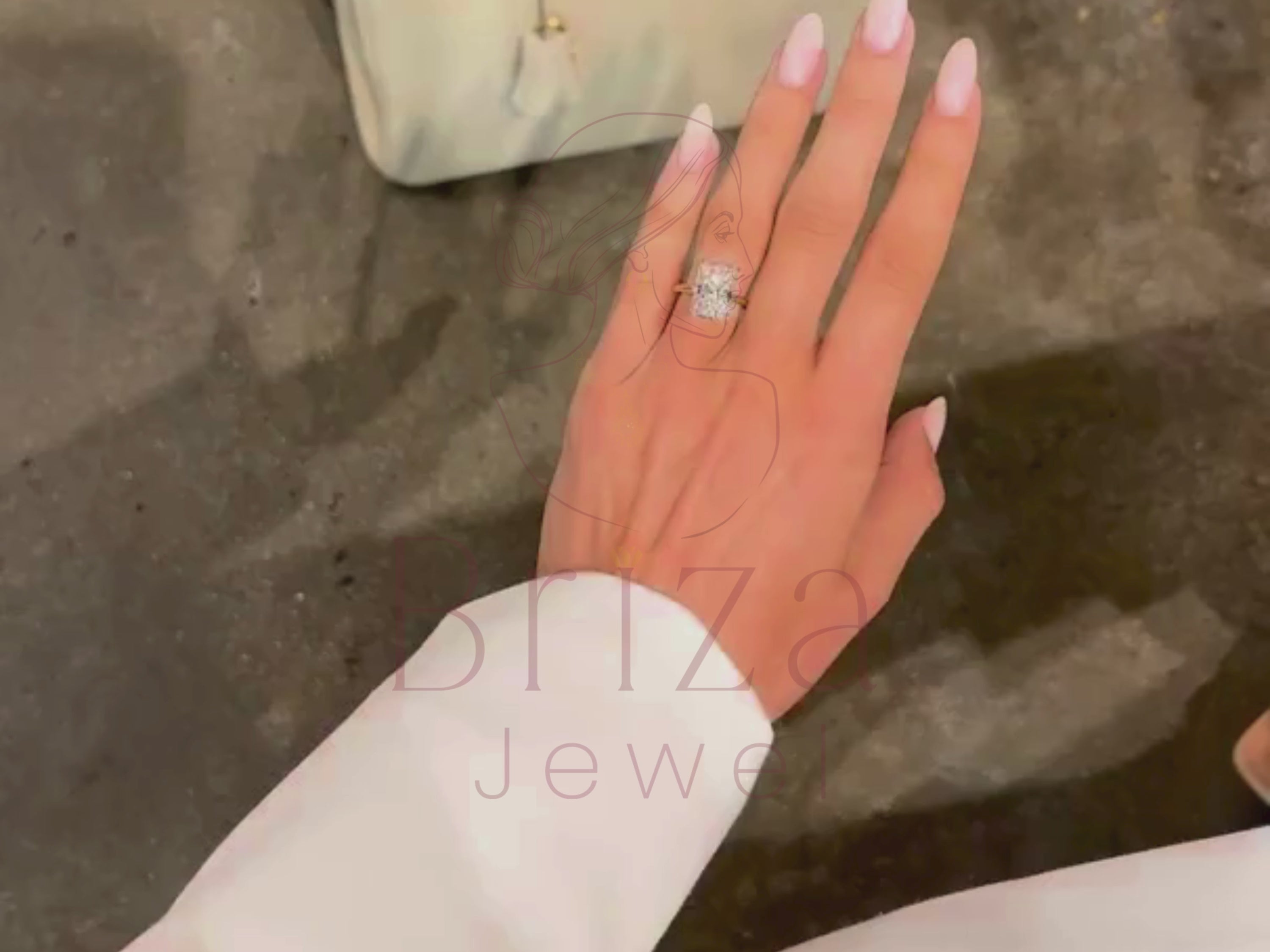 Wedding Rings Radiant Cut | 6 CT Gold Solitaire Engagement Ring