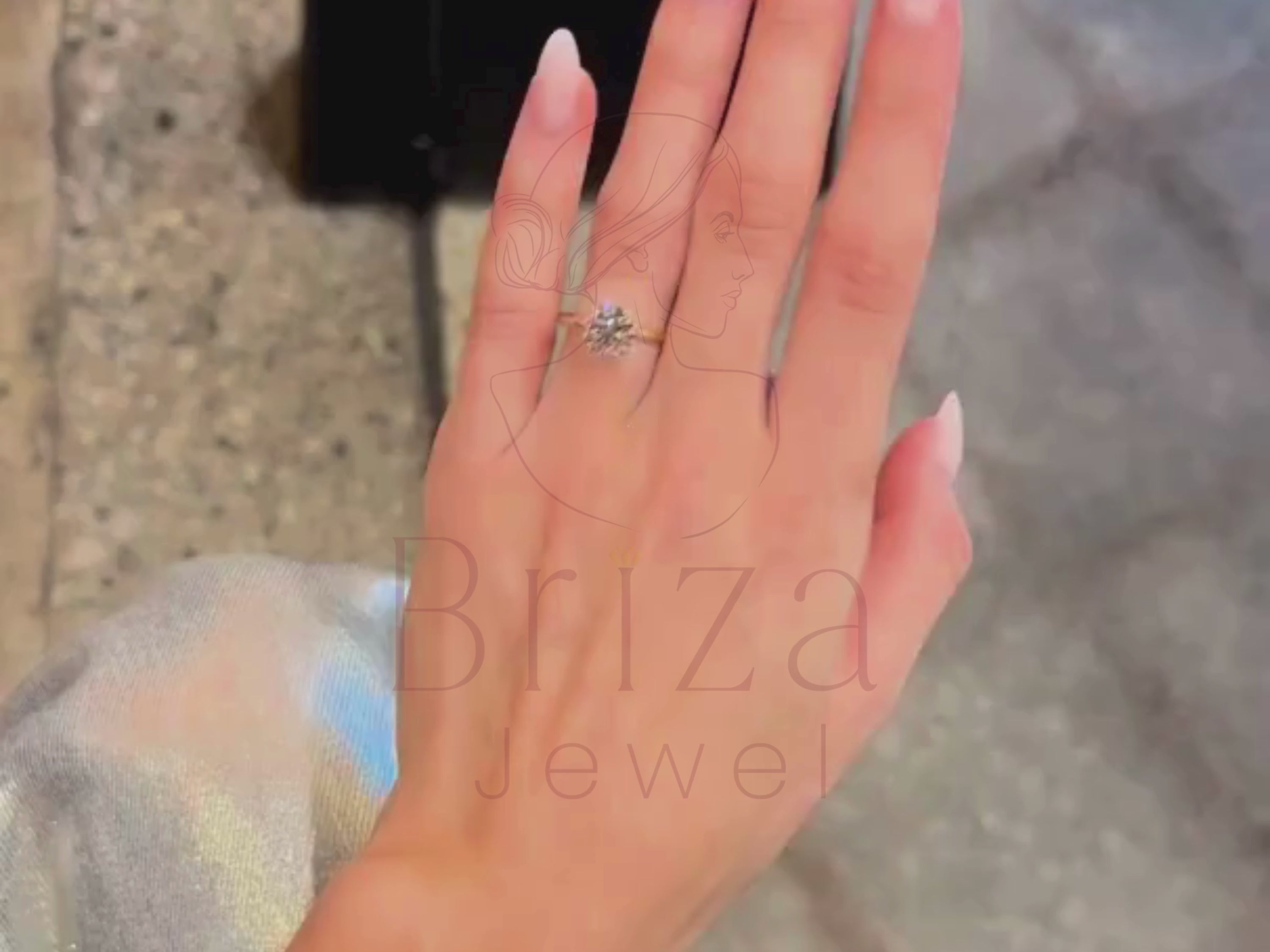 Round Brilliant Cut Diamond Ring | Timeless Solitaire Engagement