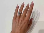 Emerald Cut Ring with 10 CT Lab Grown Diamond Luxury